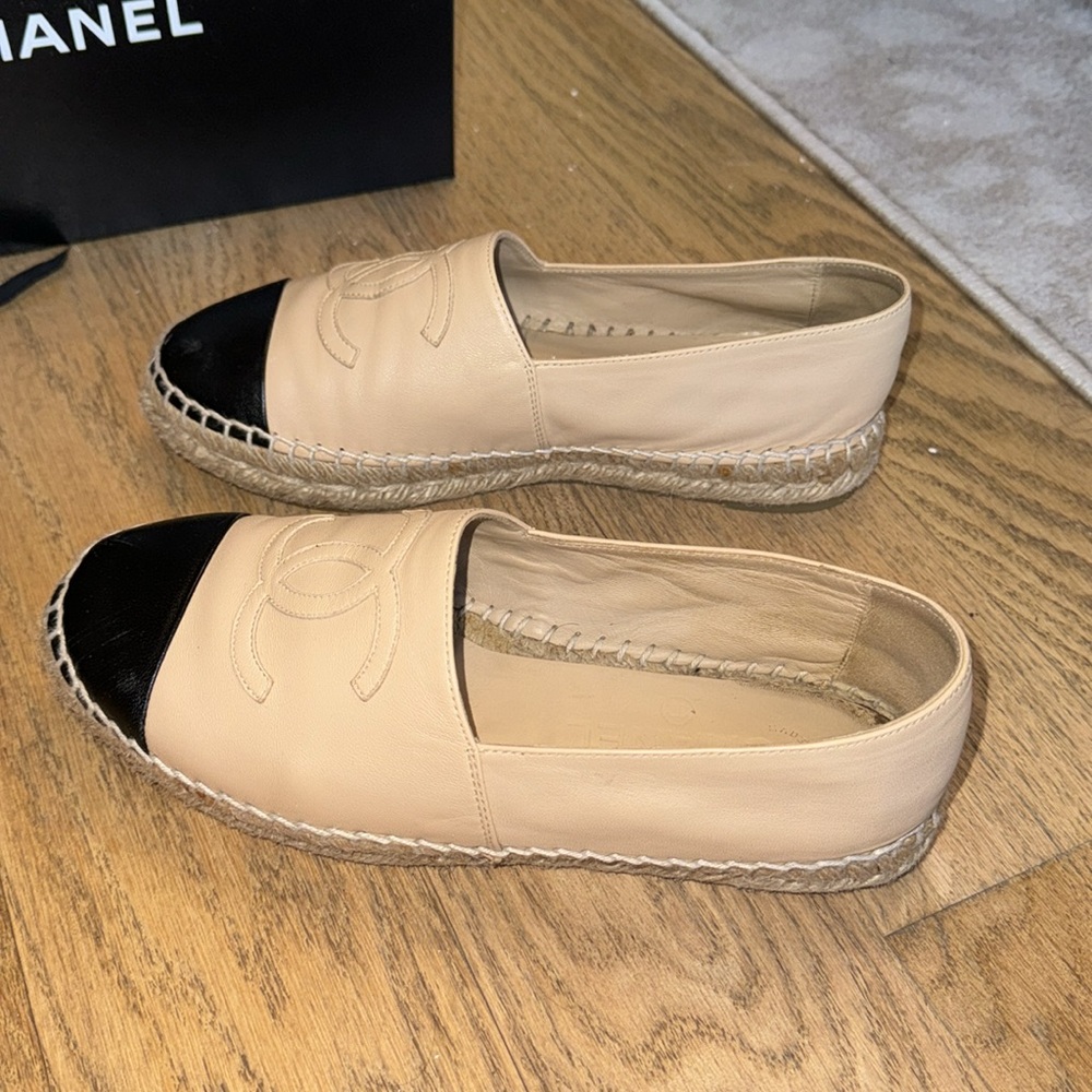 Chanel Lambskin Espadrille - 37 - Picture 7 of 9